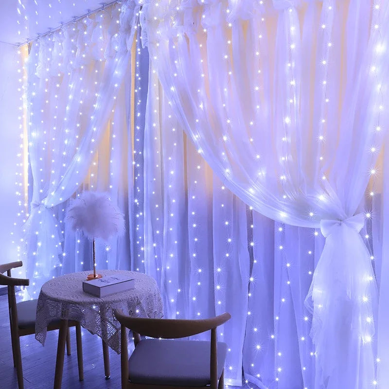 LED Christmas Curtain Lights – Festive Home Decor