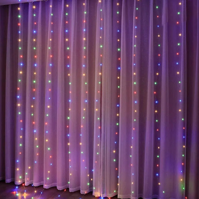 LED Christmas Curtain Lights – Festive Home Decor
