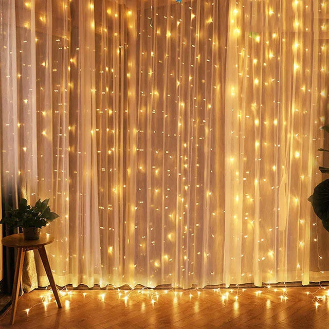LED Christmas Curtain Lights – Festive Home Decor