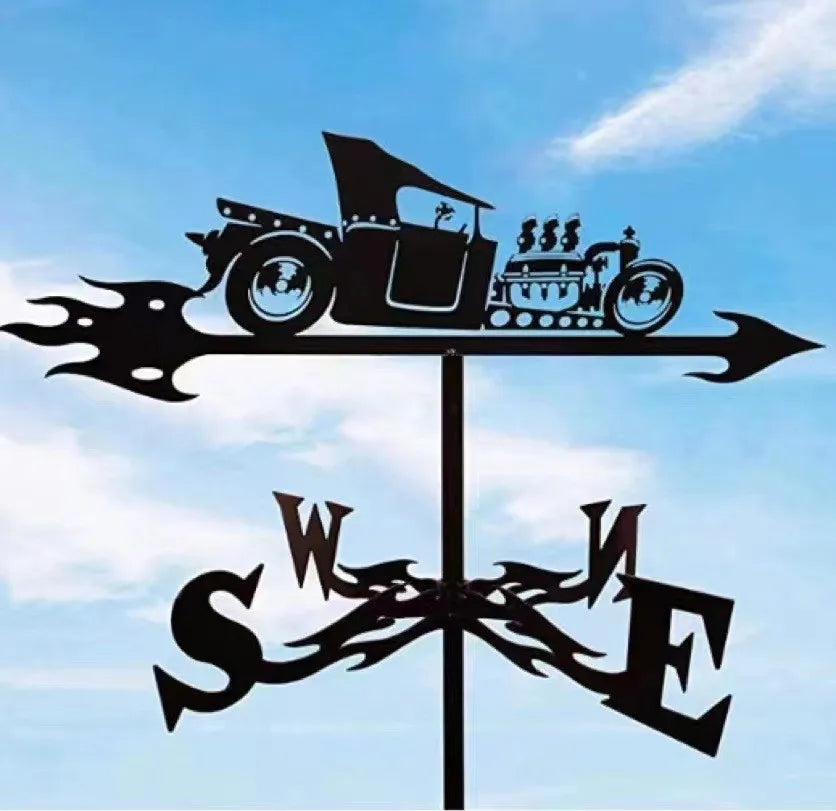 IronCraft Witch Weathervane – Outdoor Garden & Roof Decor