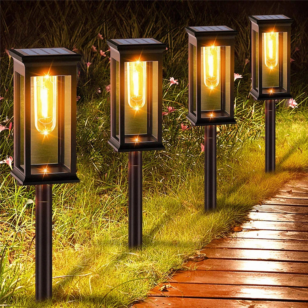 SolarGlow Pathway Lights – Outdoor IP65 Garden Decor