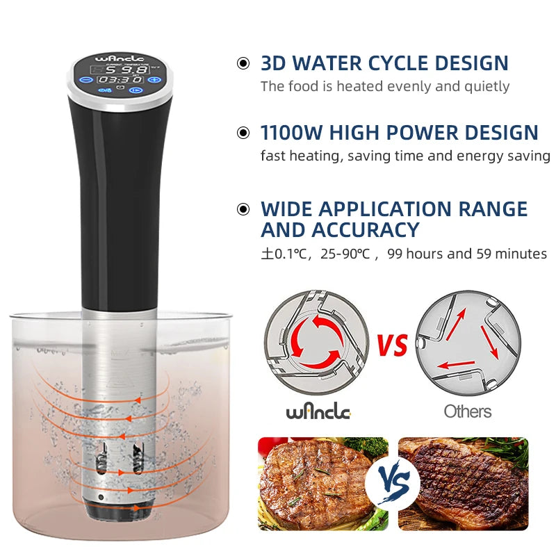 Wancle ChefPro 1100 – Precision Sous Vide Immersion Cooker