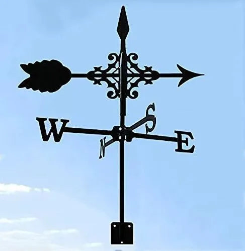 IronCraft Witch Weathervane – Outdoor Garden & Roof Decor