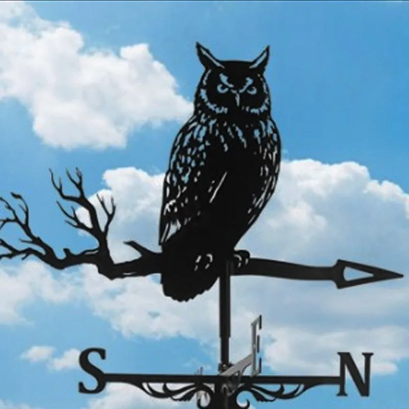 IronCraft Witch Weathervane – Outdoor Garden & Roof Decor