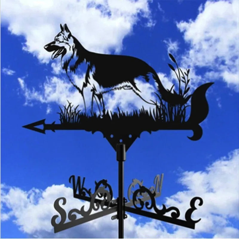 IronCraft Witch Weathervane – Outdoor Garden & Roof Decor