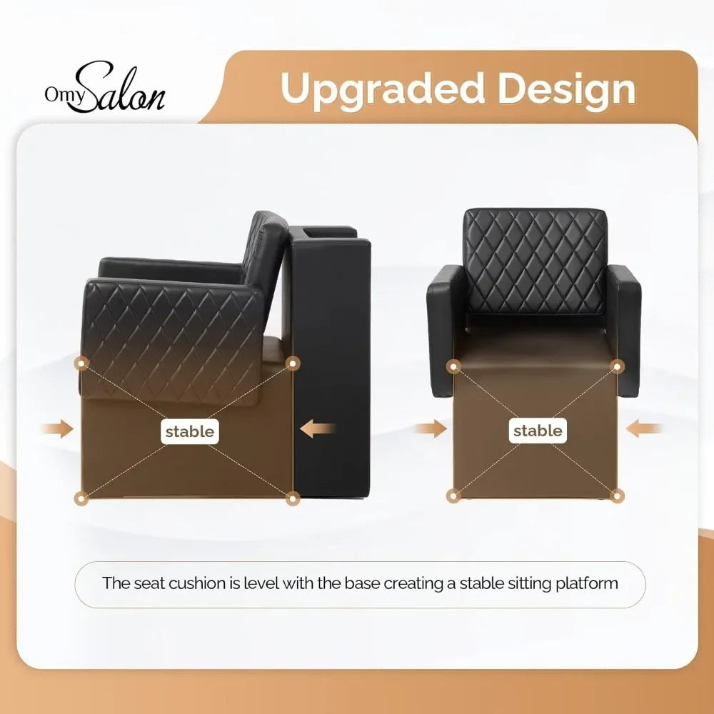 Professional Salon Dryer Chair – Extra Wide Seat for Hooded Dryer
