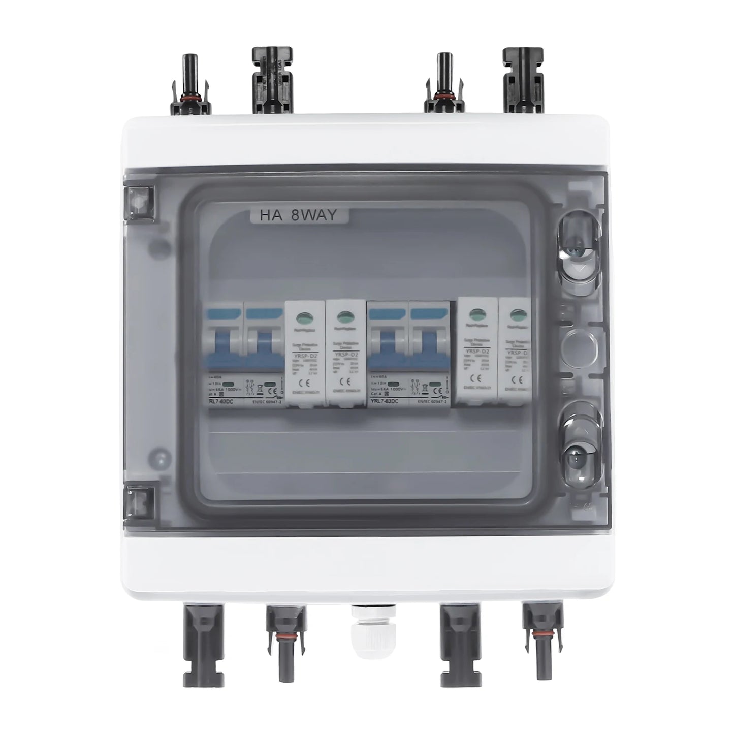 40A PV Combiner Box – IP65 Waterproof | IK10 Impact | Manual Disconnect | Overload Protected