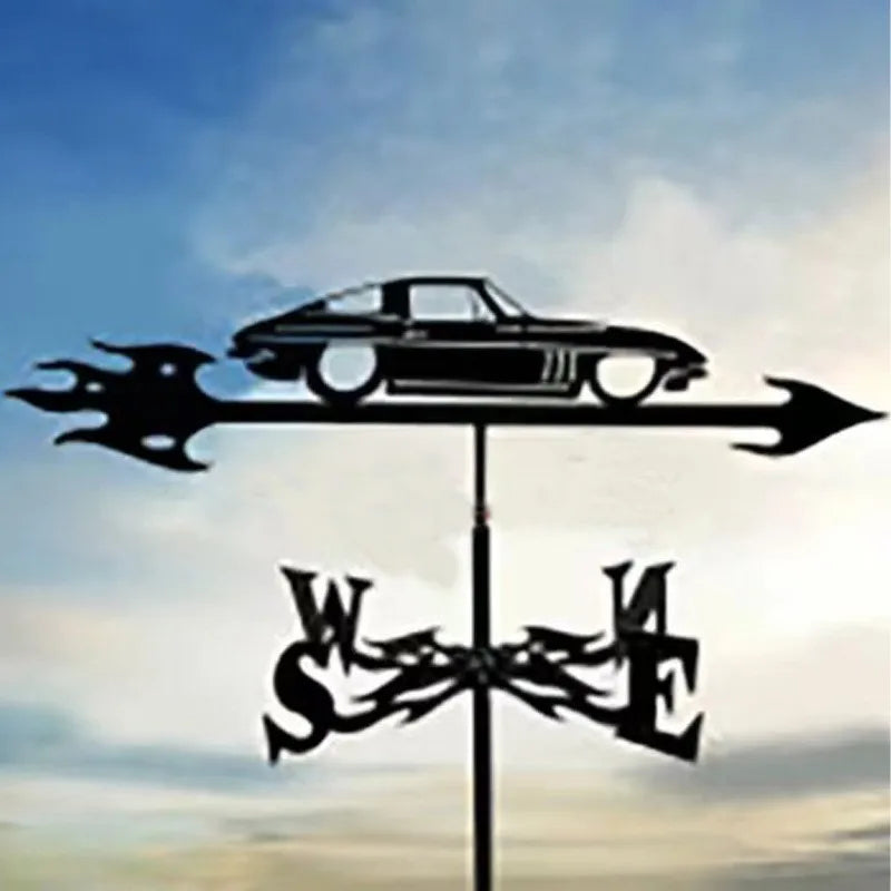 IronCraft Witch Weathervane – Outdoor Garden & Roof Decor