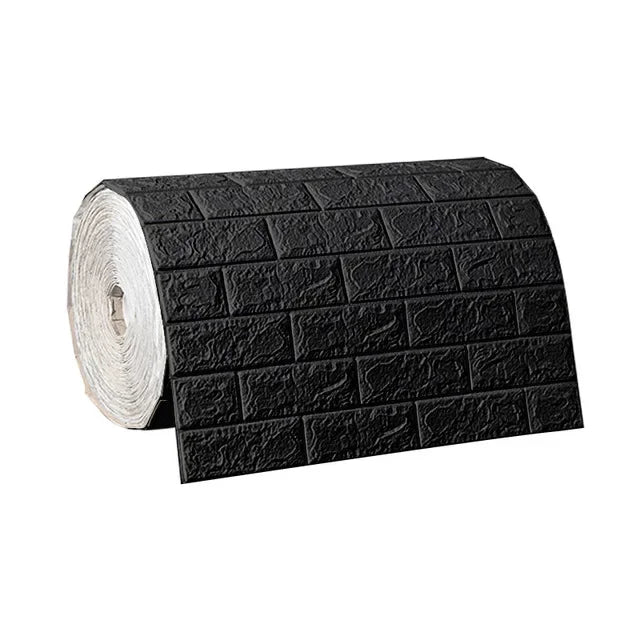3D Self-Adhesive Foam Brick Wallpaper – Antique Style (70cm x 1/5/10m)