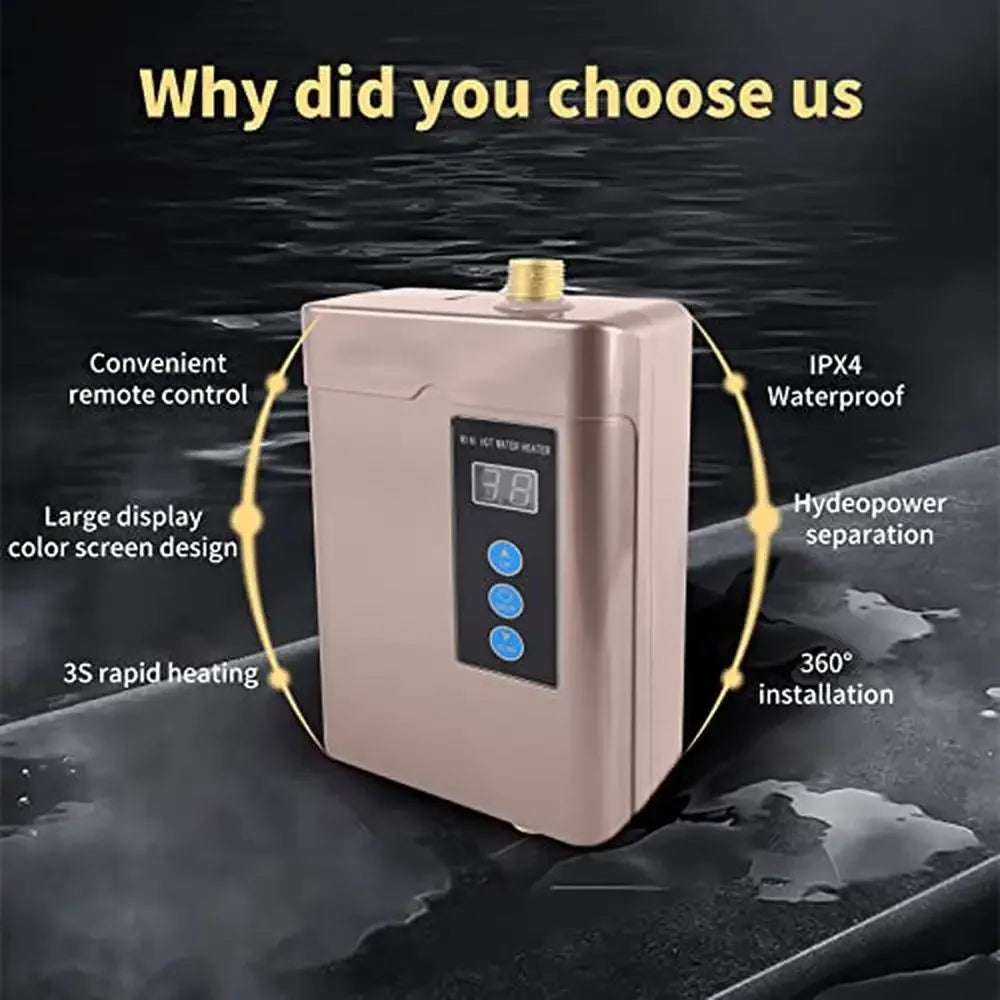 3000W Mini Tankless Electric Water Heater