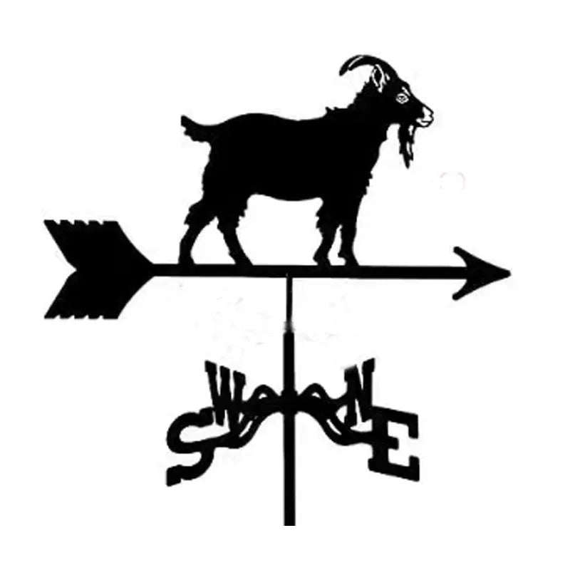 IronCraft Witch Weathervane – Outdoor Garden & Roof Decor