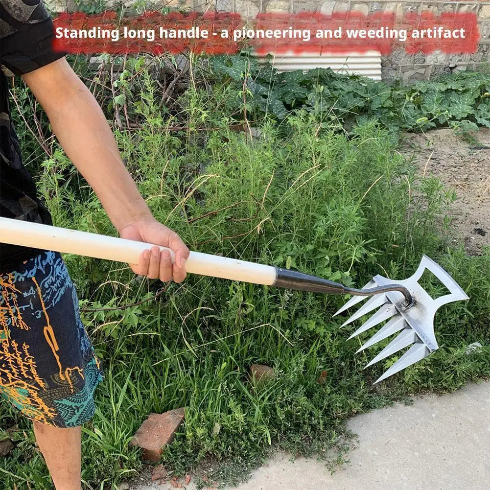 Multi-Purpose Gardening Hoe and Rake