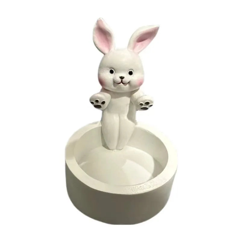 Cute Cat Candle Holder – Ceramic Aromatherapy Decor