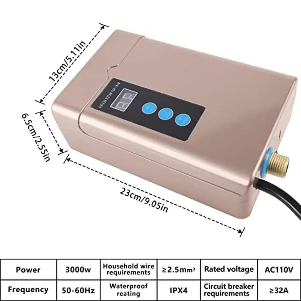 3000W Mini Tankless Electric Water Heater
