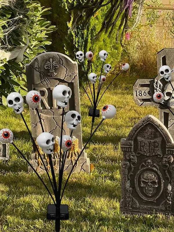 Solar Halloween Eyeball Garden Lights – 2pcs