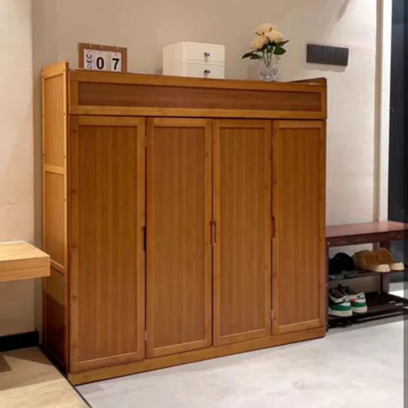 Bamboo Luxe Shoe Cabinet – Modern Storage & Organizer