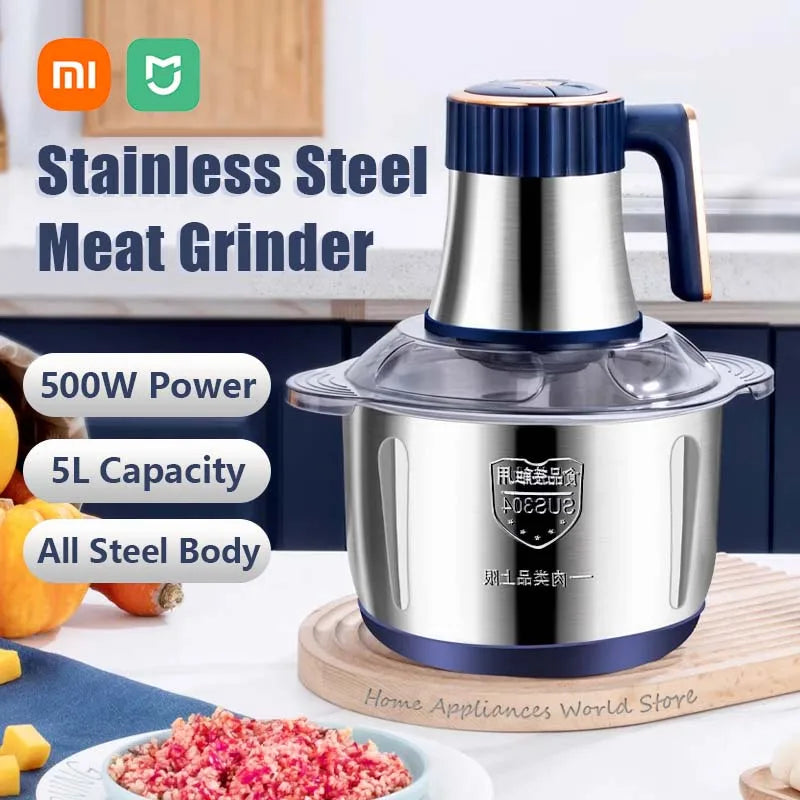 Xiaomi 5L Electric Meat Grinder with Adjustable Gears
