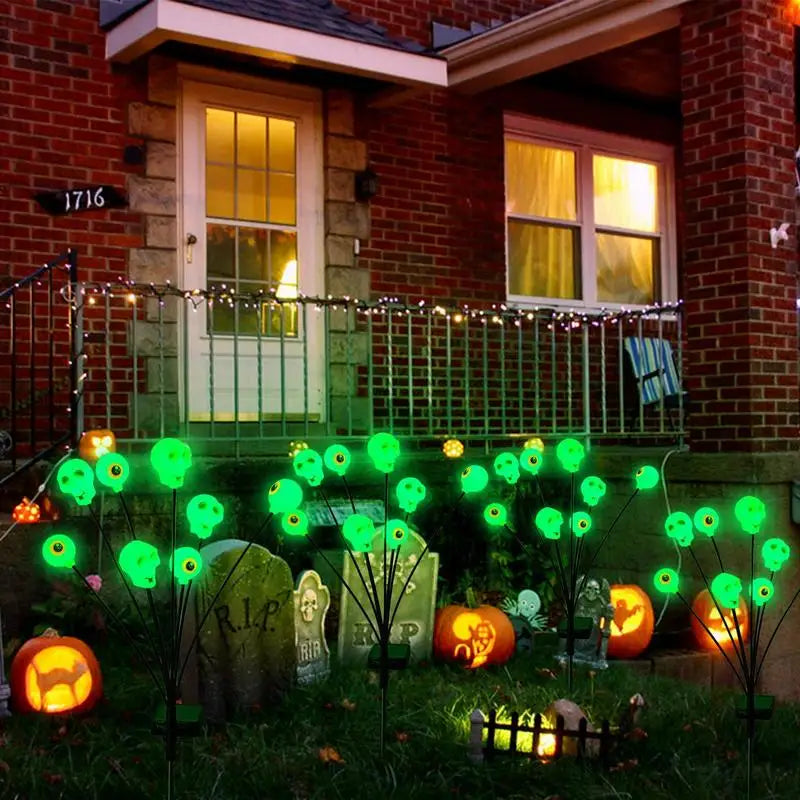 Solar Halloween Eyeball Garden Lights – 2pcs