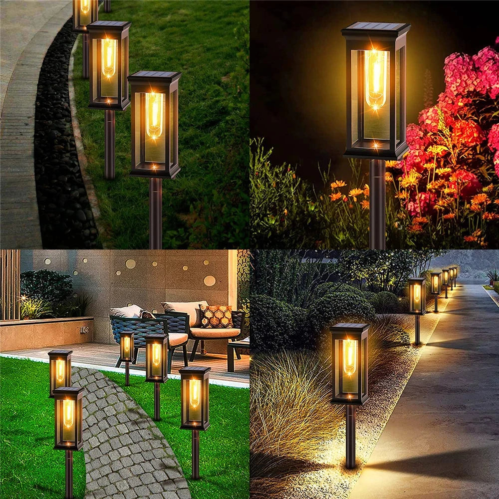 SolarGlow Pathway Lights – Outdoor IP65 Garden Decor