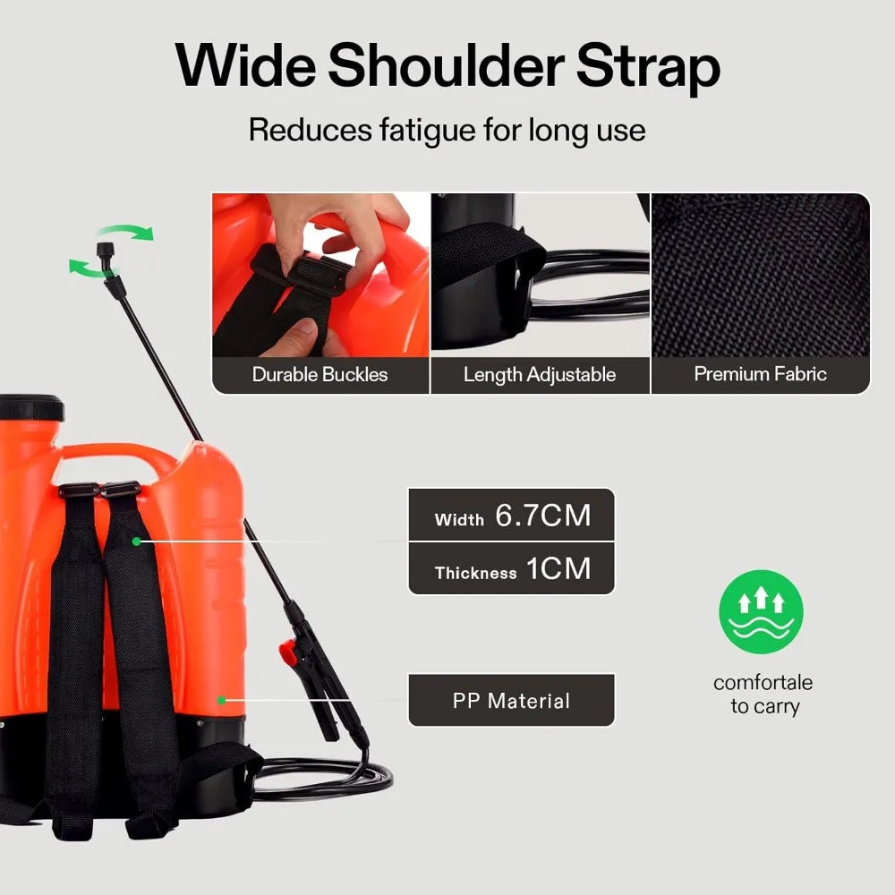 4-Gallon Battery Powered Backpack Sprayer