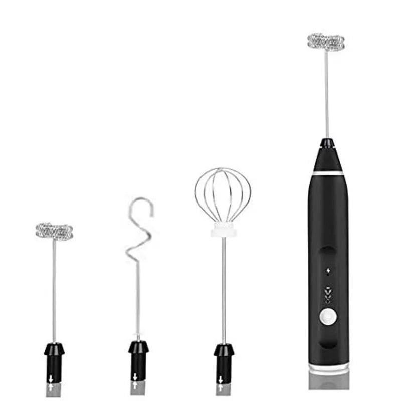 3-Speed Handheld Electric Mixer with USB Charging