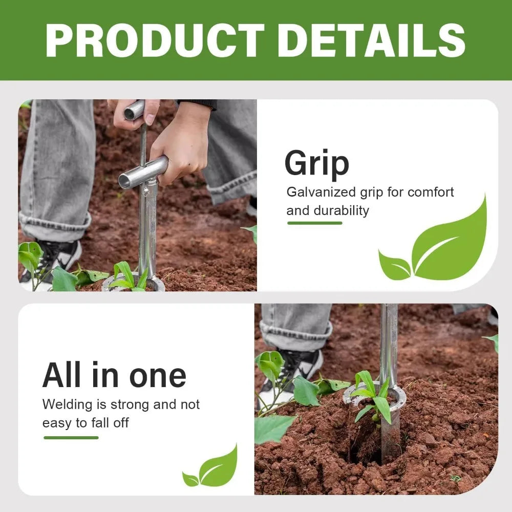 Heavy-Duty Plant and Bulb Transplanter Tool