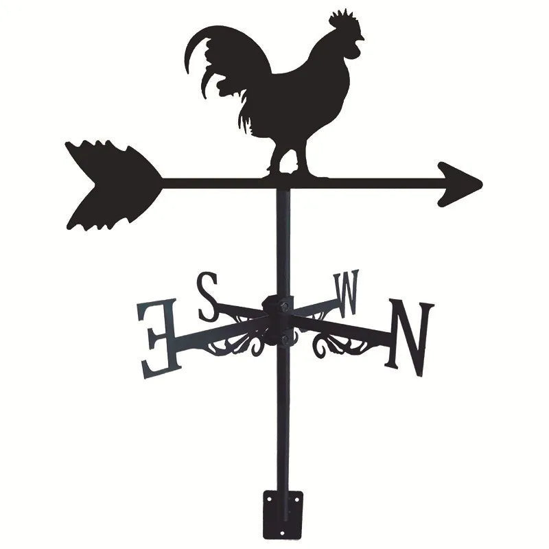 IronCraft Witch Weathervane – Outdoor Garden & Roof Decor