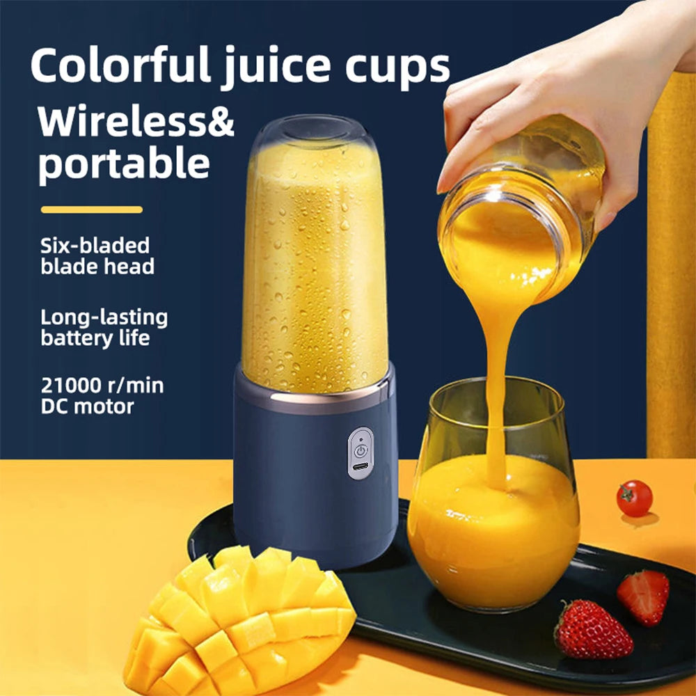 Portable 6-Blade USB Mini Juicer
