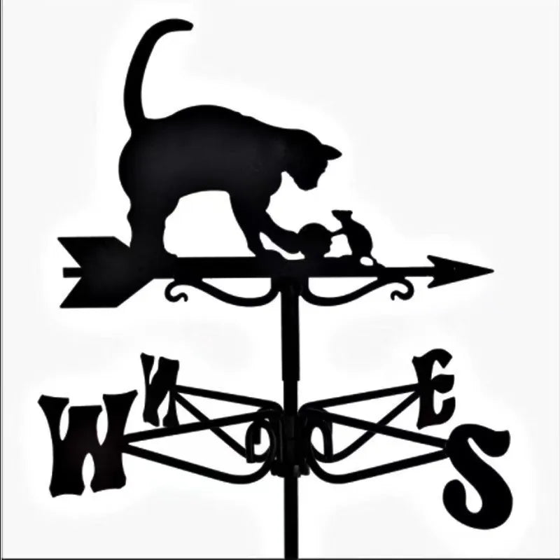 IronCraft Witch Weathervane – Outdoor Garden & Roof Decor