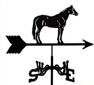 IronCraft Witch Weathervane – Outdoor Garden & Roof Decor