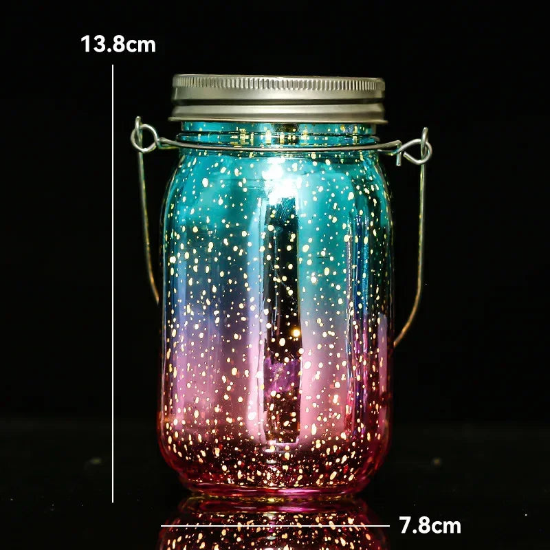 Solar Mason Jar Lanterns – Waterproof Hanging Outdoor Garden Lights