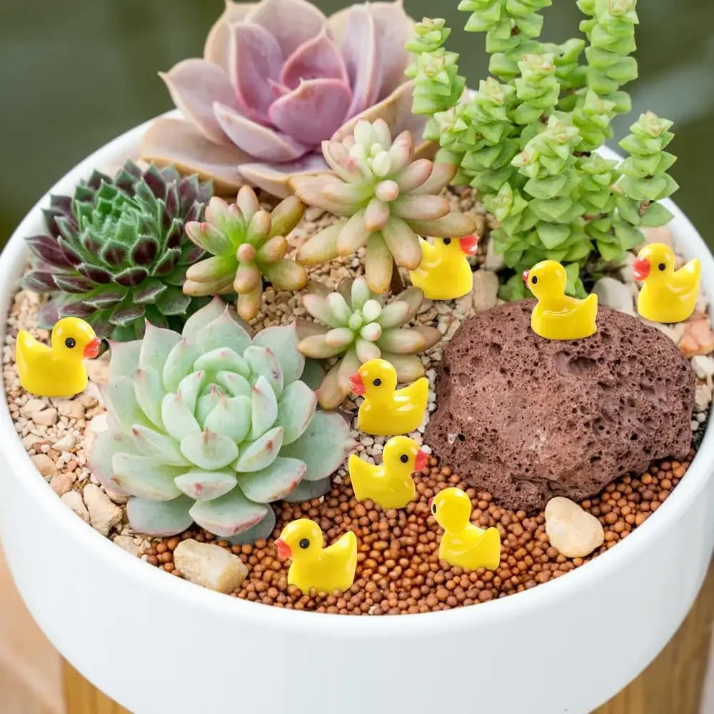 Mini Resin Duck Charms – 100/200pcs DIY Decoration Set