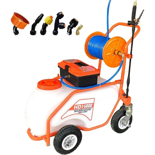 14-Gallon Battery Powered Push Sprayer