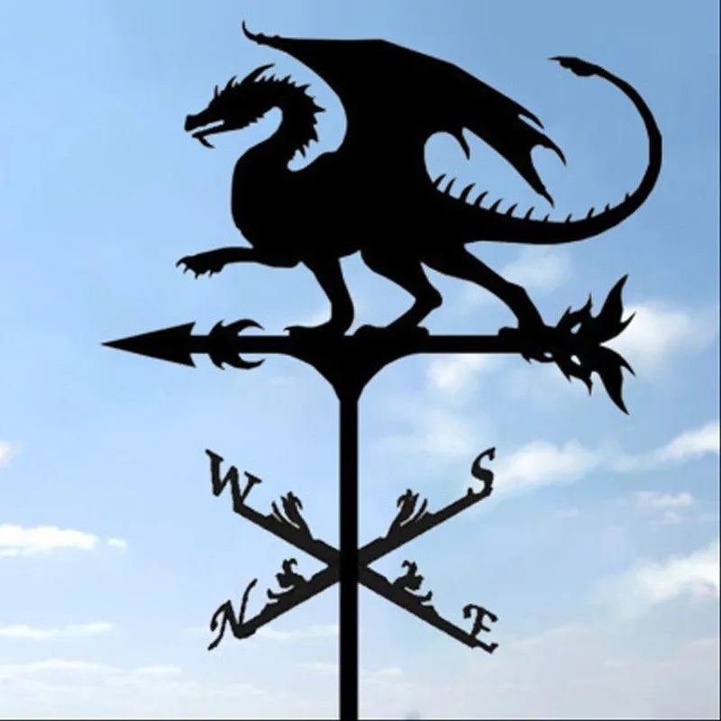 IronCraft Witch Weathervane – Outdoor Garden & Roof Decor