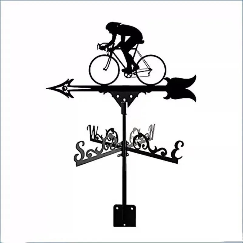 IronCraft Witch Weathervane – Outdoor Garden & Roof Decor