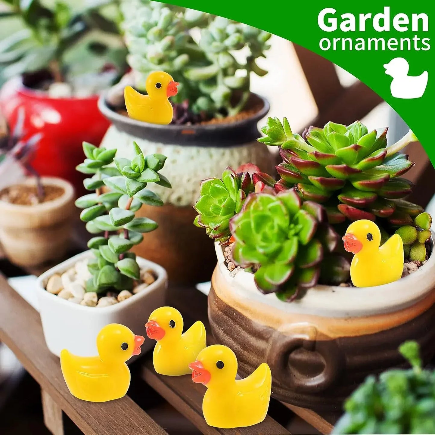 Mini Resin Duck Charms – 100/200pcs DIY Decoration Set