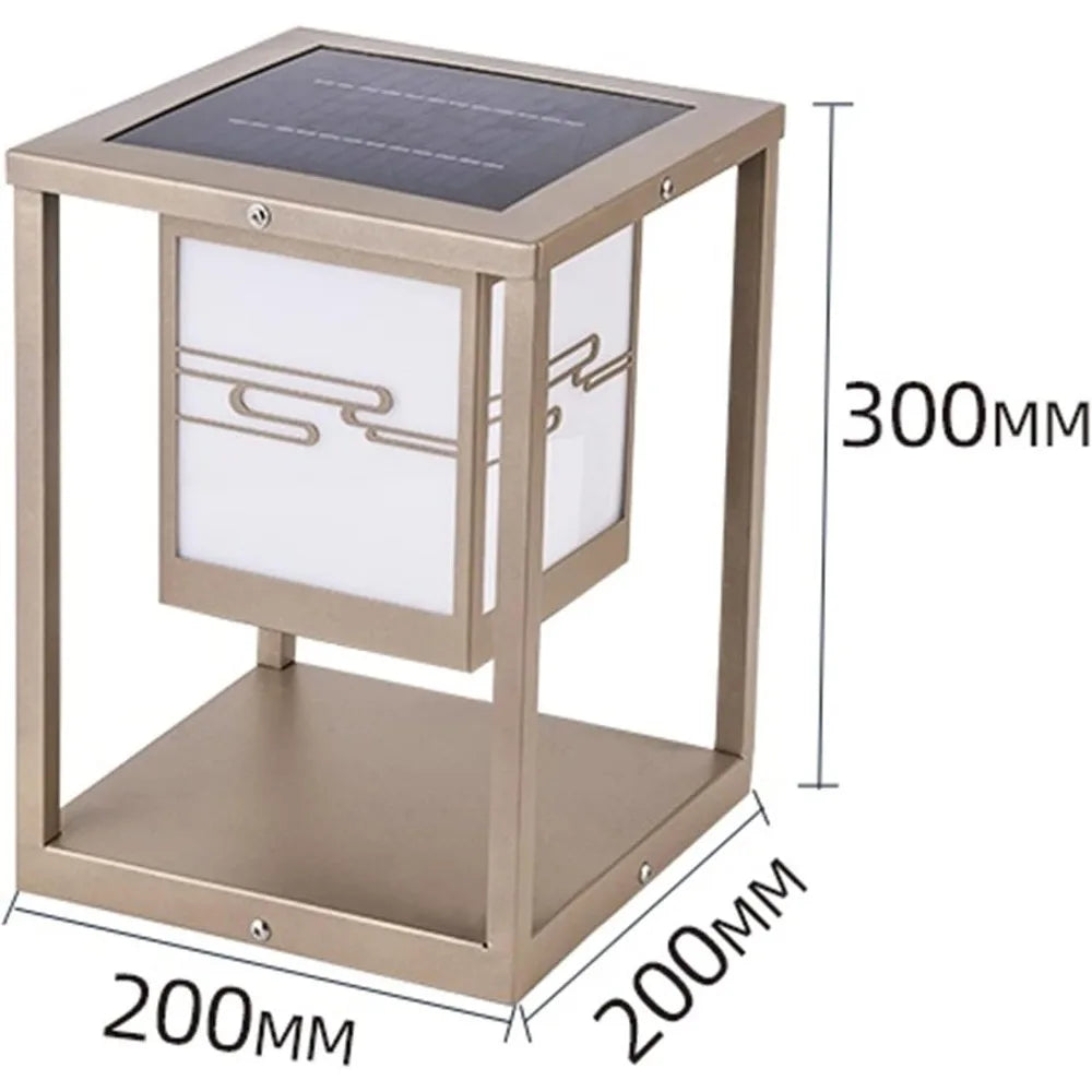 Solar Post Cap Torch Lights – Waterproof Outdoor LED Garden Lamps