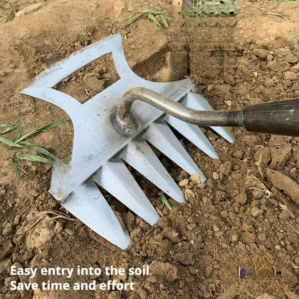 Multi-Purpose Gardening Hoe and Rake