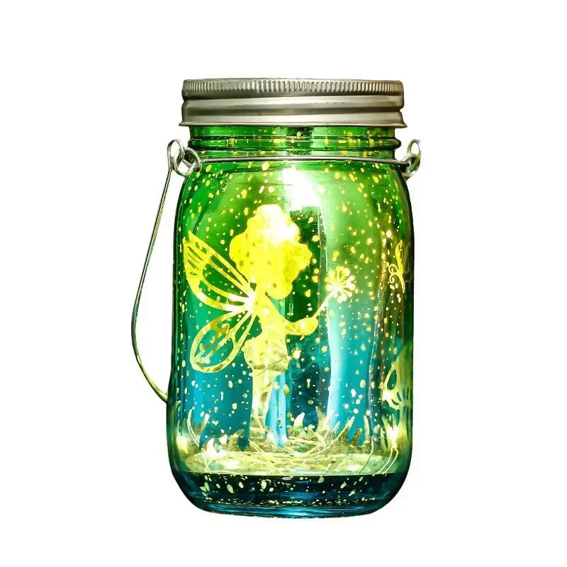 Solar Mason Jar Lanterns – Waterproof Hanging Outdoor Garden Lights
