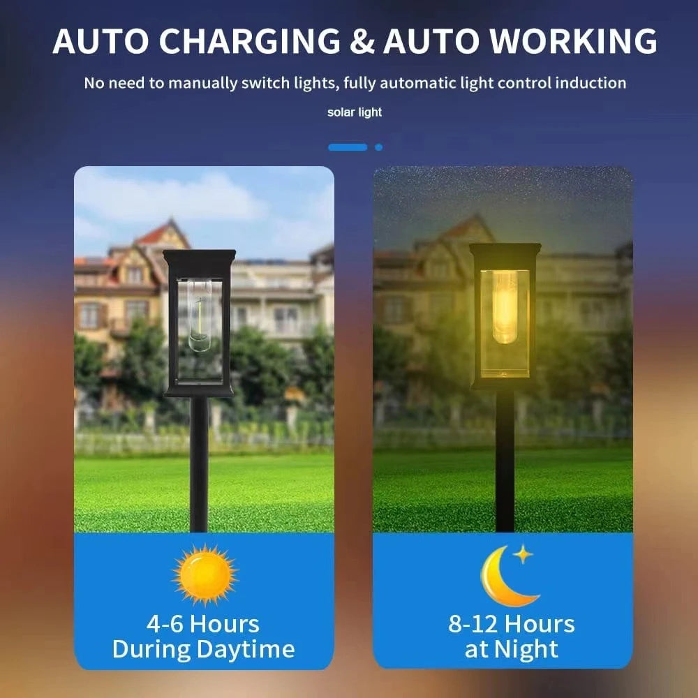 SolarGlow Pathway Lights – Outdoor IP65 Garden Decor
