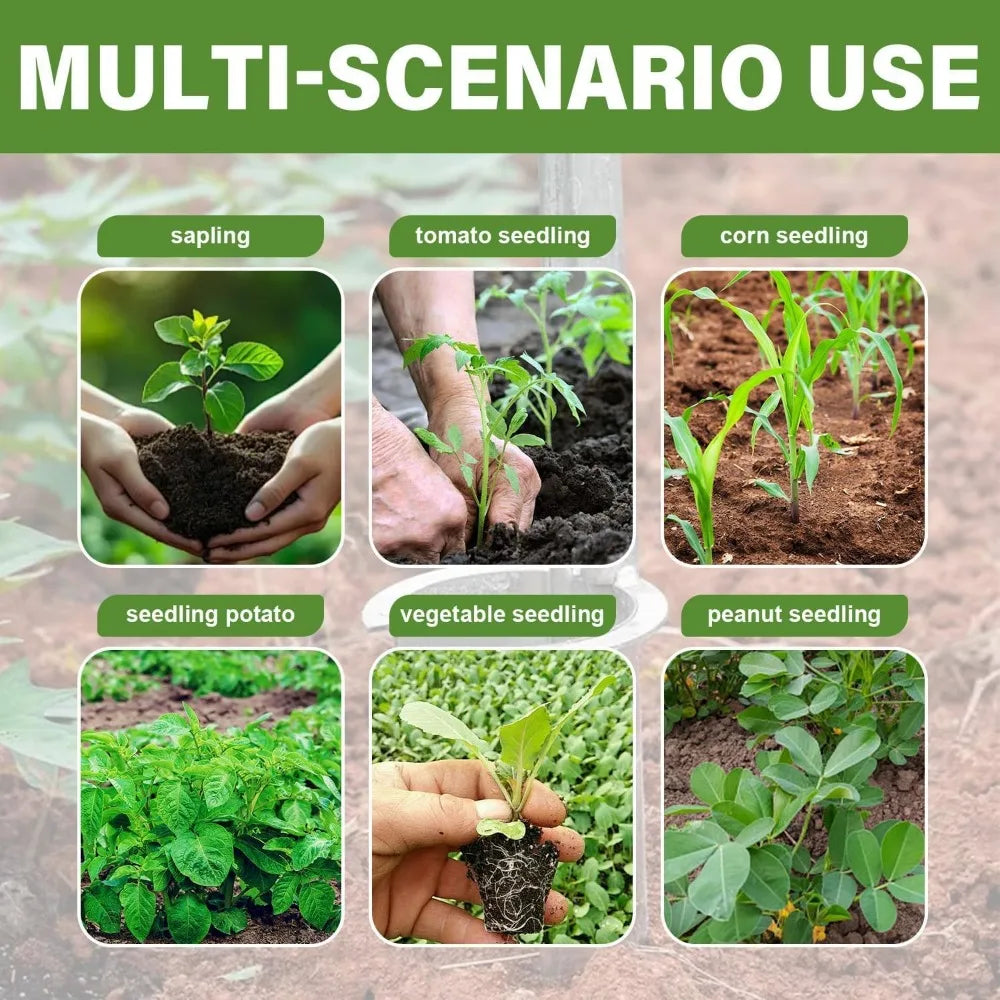 Heavy-Duty Plant and Bulb Transplanter Tool