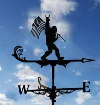 IronCraft Witch Weathervane – Outdoor Garden & Roof Decor