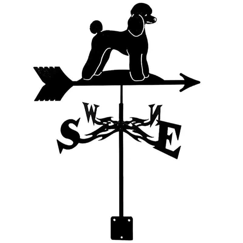 IronCraft Witch Weathervane – Outdoor Garden & Roof Decor