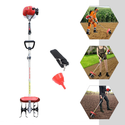 42.7cc Gas-Powered Handheld Garden Tiller