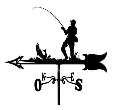 IronCraft Witch Weathervane – Outdoor Garden & Roof Decor