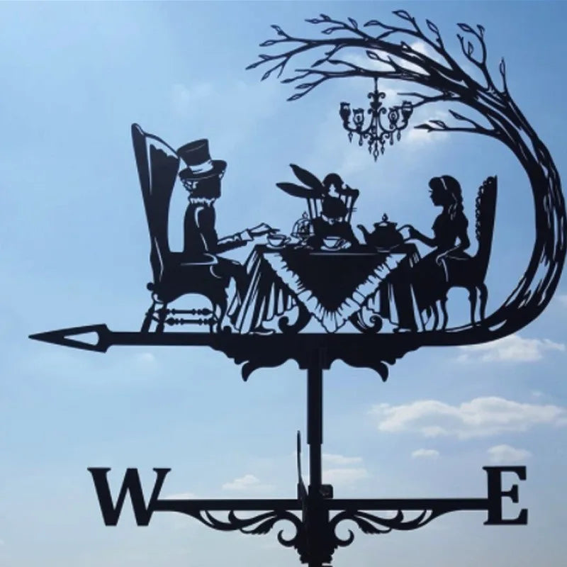 IronCraft Witch Weathervane – Outdoor Garden & Roof Decor