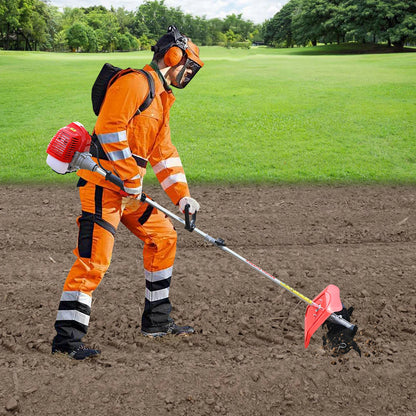 42.7cc Gas-Powered Handheld Garden Tiller
