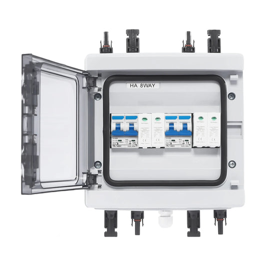 40A PV Combiner Box – IP65 Waterproof | IK10 Impact | Manual Disconnect | Overload Protected